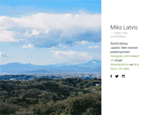 Tablet Screenshot of mikslatvis.com